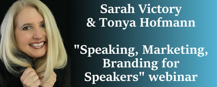 Webinar on Branding & Marketing as a Speaker