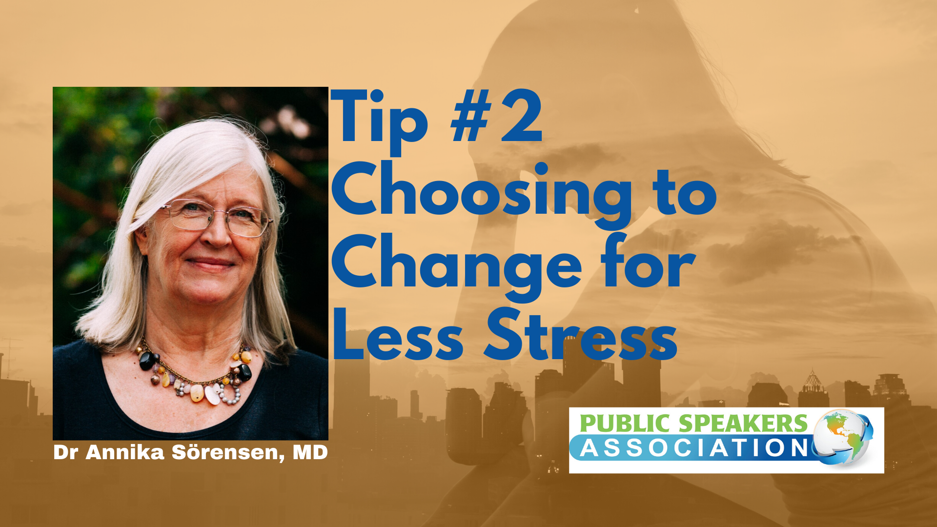 Dr Annika Sörensen MD Less Stress Tip #2