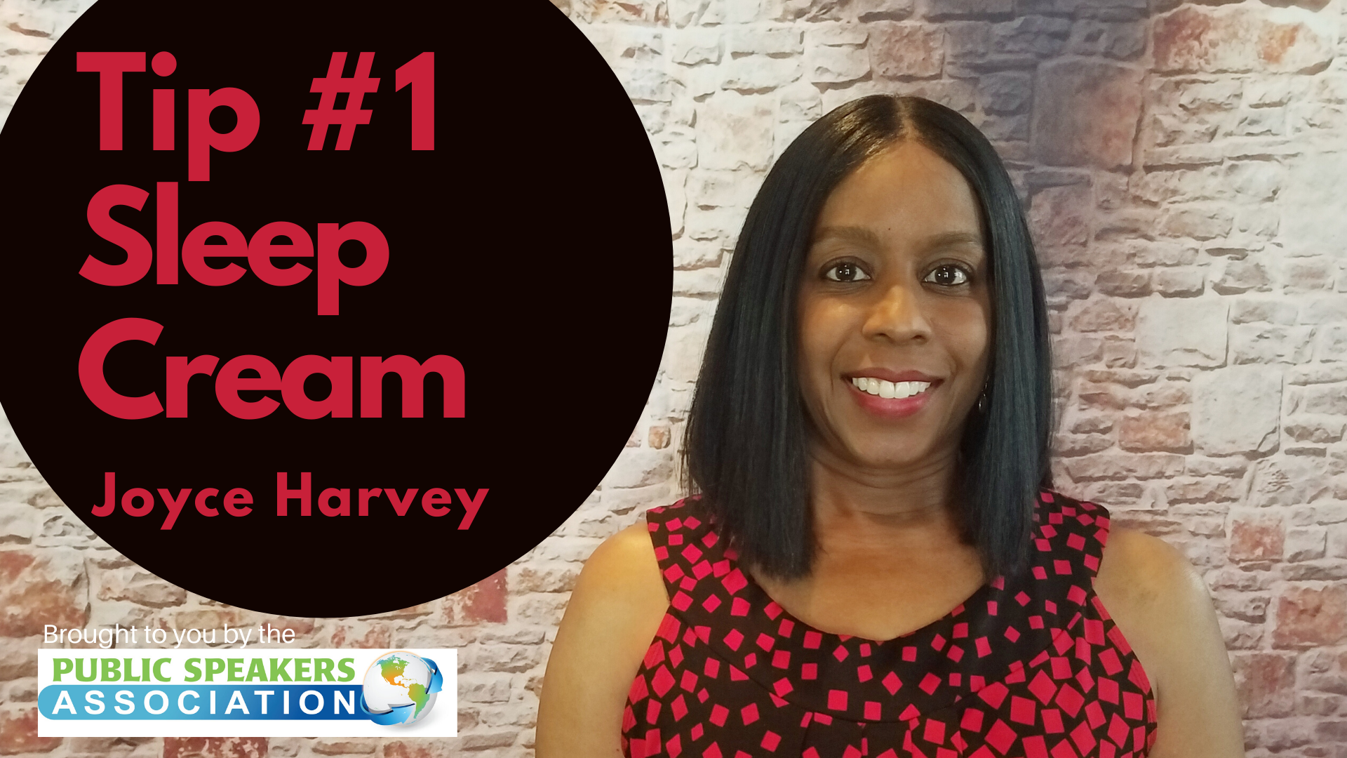 Joyce Harvey – Tip #1 Sleep Cream